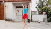 恰恰版28步《花花姑娘》这个农村小妹跳的挺好的 馨蕊百合广场舞