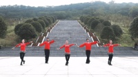 韦福强广场舞《站在草原望北京》原创蒙古舞