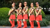 上海香何花广场舞《爱的思念》原创水兵舞