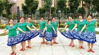 团队集体民族广场舞《最美西藏》