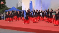天津市第三届市民艺术节开幕式表演的广场舞《花儿为什么这样红》