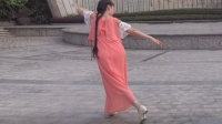 古典舞《牵丝戏》1(小春学舞2018.8.20晨摄于桂林訾洲公园“诗画广场”45kg28℃）