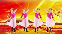 上虞文化广场舞《北京的金山上》优美的民族风