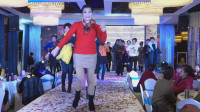 2018江西省圆梦模特艺体·文化传媒周年庆典广场舞《一晃就老了》
