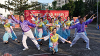 龙华区2019年春节志愿服务大集市 (17)广场舞《儋州调声》