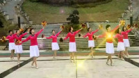 糖豆认证高级舞队王宝英广场舞《唱一首情歌》花球健身操