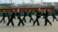 黄河公园健身广场舞，水兵舞第四套双人舞16步对跳