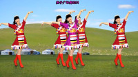 燕子广场舞5211《心花开在草原上》简单优美藏族舞 好听好看的民族风 附分解教学
