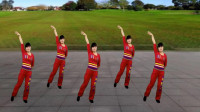 气质美女广场舞《火火的中国火火的时代》动感健身，跟着节奏跳起来！