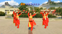 小慧广场舞《中国范》就是这么帅，腰鼓舞实景拍摄正反演示附教学