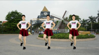 情歌健身广场舞《三月三》简单入门水兵舞 ，时尚动感又大方！