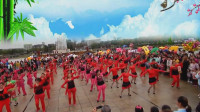 香遇原创广场舞《最炫中国梦》》演示：安州区舞队舞友