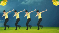 最新流行三步踩广场舞《黄玫瑰》经典旋律，曼妙舞姿，美极了
