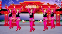 陕北民歌广场舞《正月里来是新春》喜庆的秧歌扭起来，简单附分解