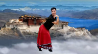 凤凰六哥广场舞《康定溜溜的城》原创欢快藏族舞教学