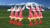 藏族舞《迷人的雪山姑娘》演唱：蒙克，正背面演示更好学