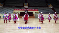 藏族舞：我祝祖国三杯酒，表演：小草舞蹈队，编舞：刘豫霞，开封市十运会广场舞比赛