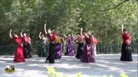 紫竹院广场舞《梦中的额吉》，金慧敏老师的版本