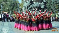 新疆舞集体舞《习主席呀我们热爱您》石河子142团队在游憩广场舞友联谊会上精彩对跳2019.10.20.