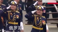 各国阅兵视频合集：泰国女兵是来跳广场舞的吧，实在太搞笑了