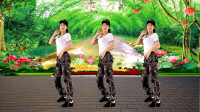 气质美女广场舞《火辣辣的情火辣辣的爱》时尚的舞步，摇摆好看！