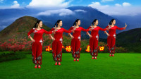 小慧广场舞《亲一口》欢快喜庆又俏皮的陕北民歌，看了让你笑哈哈