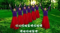 广场舞《吉祥欢歌》高原歌曲豪放高亢 藏族风格舞蹈有力气派