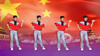 广场舞教学《中国最精彩》华夏大地洋溢醉人的色彩