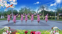 广场舞《粉红色的回忆》，众人群舞版本，路人表示太好看了！