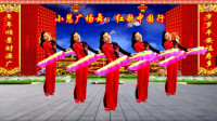 小慧广场舞《红歌中国行》大气优美的扇子舞，深受大家的喜爱