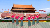 富平百合广场舞《北京有个金太阳》