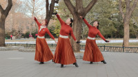 广场舞《鸿雁》杨老师领舞，动作优美好看，紫竹院魅力朵朵舞蹈队
