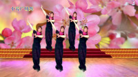 经典粤语老歌广场舞《桃花开》，甄妮罗文对唱，美轮美奂真好看