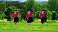 广场舞【火红的萨日朗】欢快动感简单32步舞