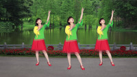 微妙广场舞《毛主席的光辉》简单藏族舞风格，经典红歌，附教学