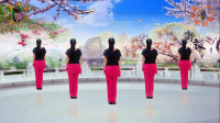 阳光美梅广场舞【千万个对不起】原创健身舞-背面演示-编舞：美梅