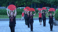 达州心悦歌舞团广场舞，别样走秀《映山红》，指导赵萍