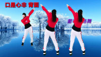 网红广场舞《口是心非》背面加正面一起跳 跟着背面跳一学就会