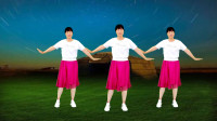 藏歌天籁广场舞《格桑拉》18步简单优美，一学就会！