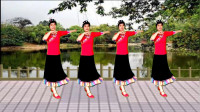 精选广场舞《敬你一碗青稞酒》喜庆欢快简单易学的藏族舞蹈，真好看