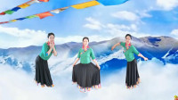我爱流星雨广场舞 《最美西藏》春英老师原创藏舞