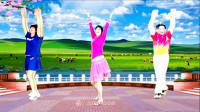 青松广场舞《爱你每一天》广州一片云青松天津和悦演示民族舞