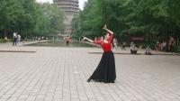 实拍北京紫竹院大妈跳广场舞，优美抒情，人靓舞美