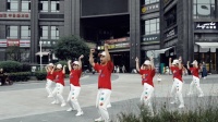 成都夏老师广场舞《漫步人生路》变队形