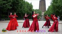 紫竹院广场舞《风筝误》，贵妃、小红、王鹤领舞，跳得真美！