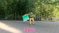 实拍北京紫竹院广场舞姜老师跳独舞《梁祝》