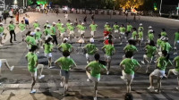 衡阳平湖广场舞：圈圈舞-《祝姑九点半》，劲爆炫酷，好听又好看