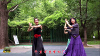 紫竹院广场舞《芦花美》，最美母女同框