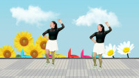 精彩时尚广场舞《黄土高坡》歌好听，舞步流畅，活力四射！