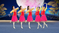 中秋节广场舞《又是一年月儿圆》祝朋友们阖家欢乐团团圆圆，背面